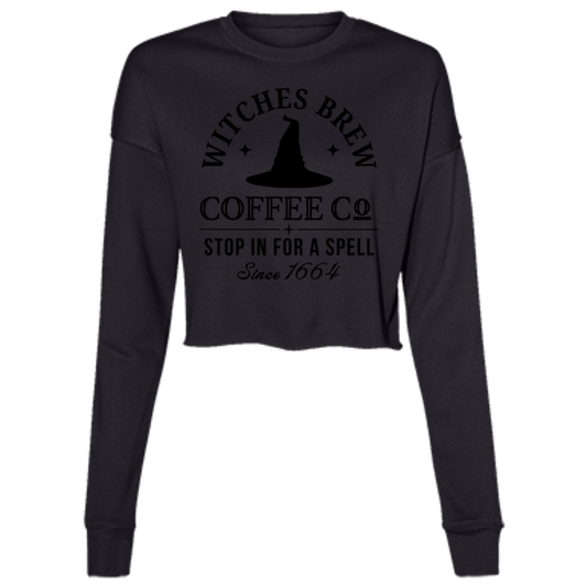 Witches Brew Ladies' Cropped Fleece Crew