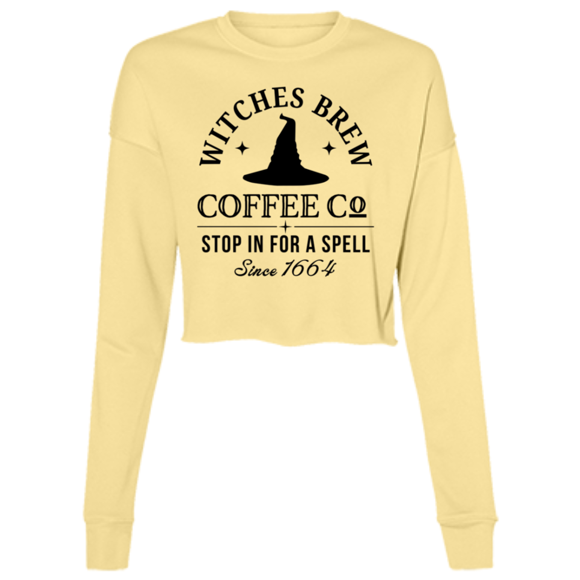 Witches Brew Ladies' Cropped Fleece Crew