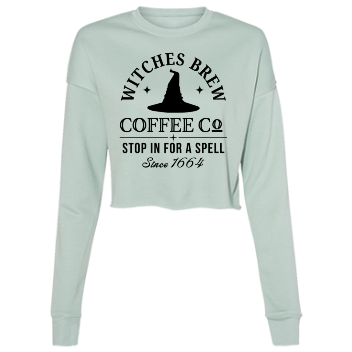 Witches Brew Ladies' Cropped Fleece Crew