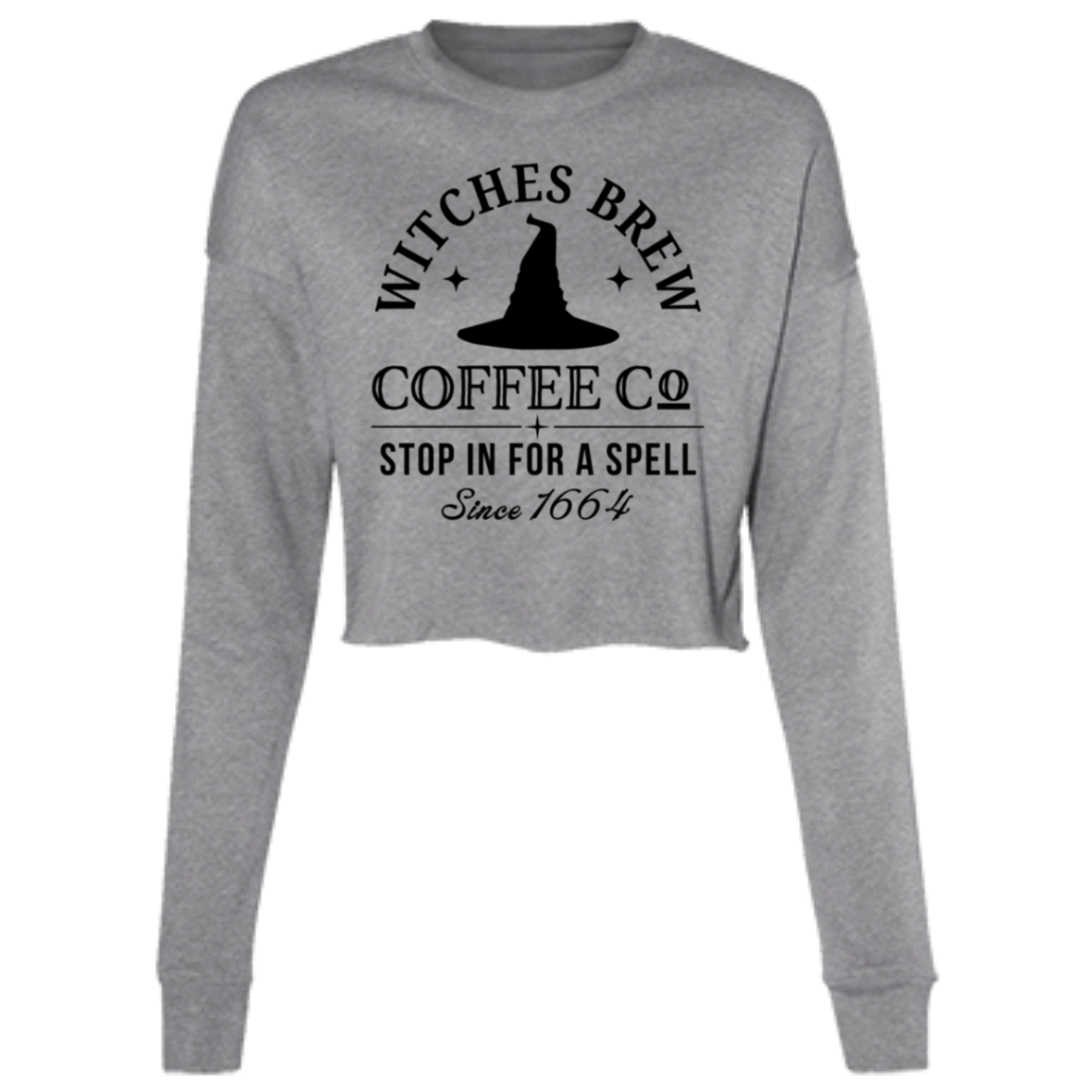 Witches Brew Ladies' Cropped Fleece Crew